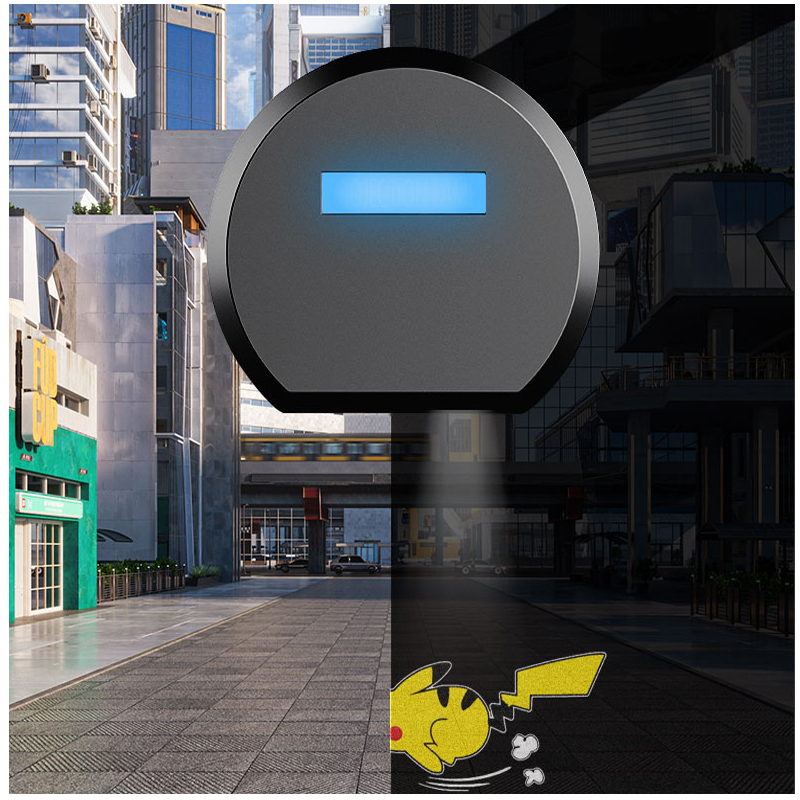 Electric Vehicle Led Projection Light Dynamic Atmosphere Light Decorative Scooter Scooter Children's Bike Motorcycle Warning Light Usb Charging Red And White Line Induction During The Day Light Up Automatically At Night details Picture