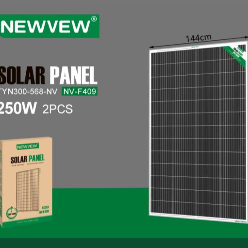 NEWVEW250W/30V单晶硅太阳能电池板 NV-F409