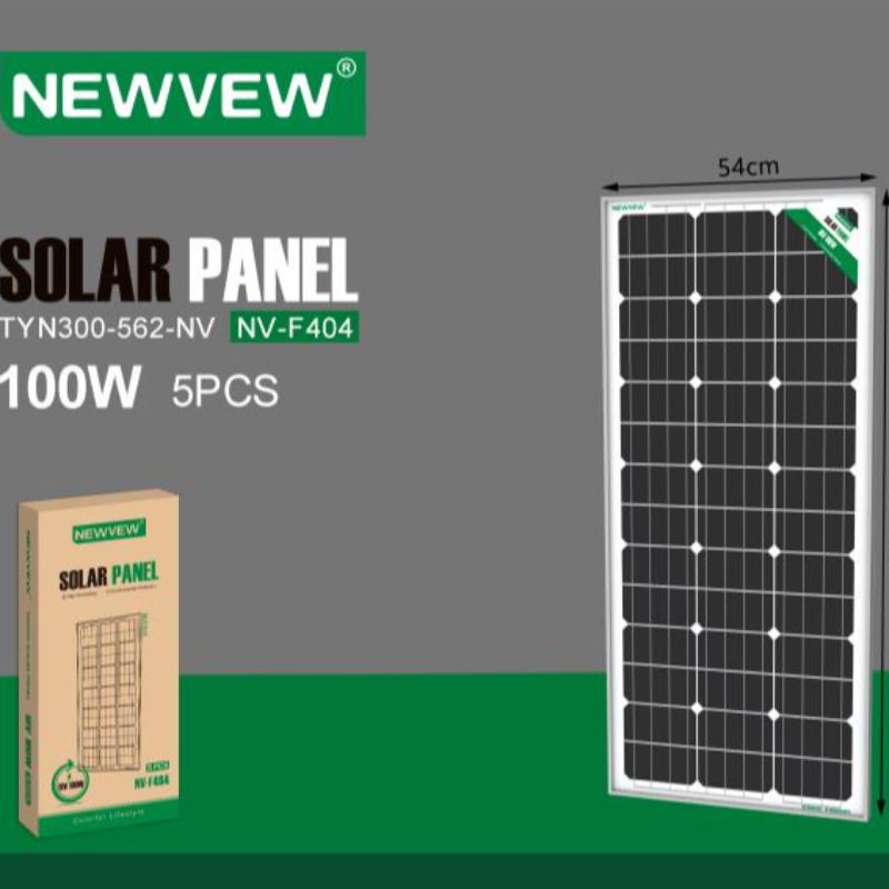 NEWVEW100W/18V单晶硅太阳能电池板NV-F404
