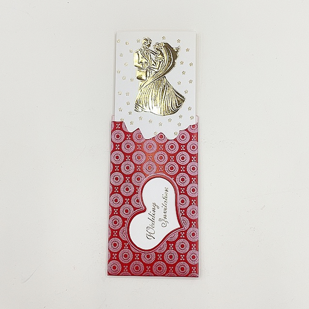 Long groom bride full of stars hot stamping three-dimensional flowers embellished wedding invitation manufacturers direct wholesale thumbnail