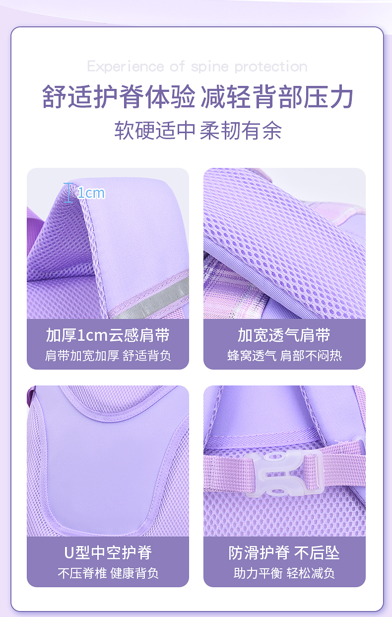 潮流百搭学生书包大容量轻便双肩包LZJ-4488详情6