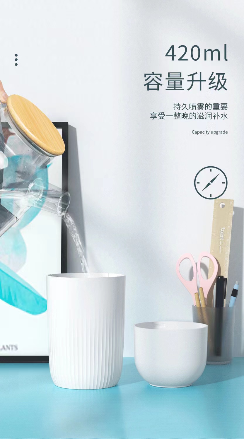 USB加湿器家用静音卧室大容量双喷雾空调小型孕妇婴儿加湿器详情11