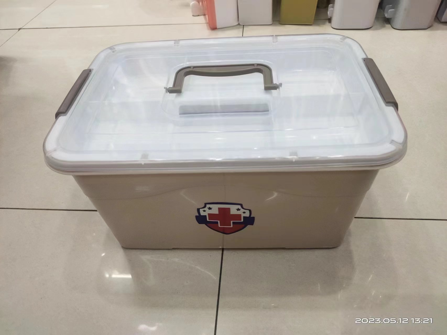Home medicine kit First aid kit Medicine storage box Large size medical box full set of medicine box Family pack medical box small 0806-838