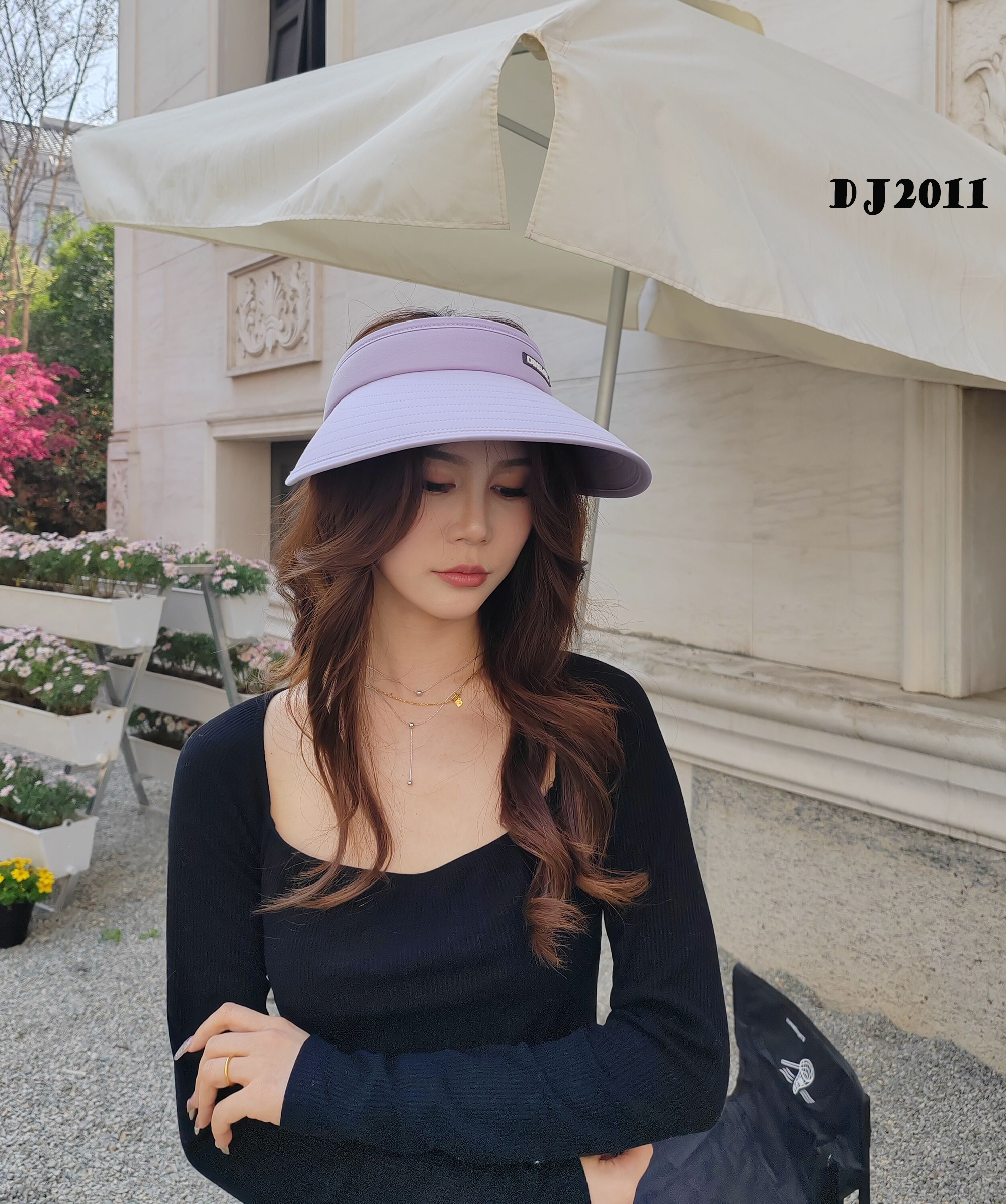 Large Brim Sun Block Hat Women's Sun Hat Large Brim Empty Top Hat details Picture