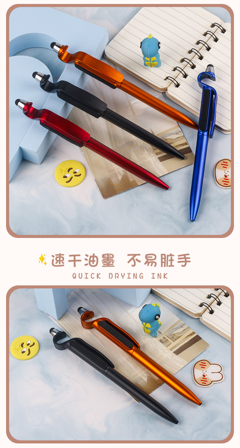 Metallic, exquisite gel pen, student daily writing pen, creative document supplies, smooth and quick-drying ballpoint pen pic 4