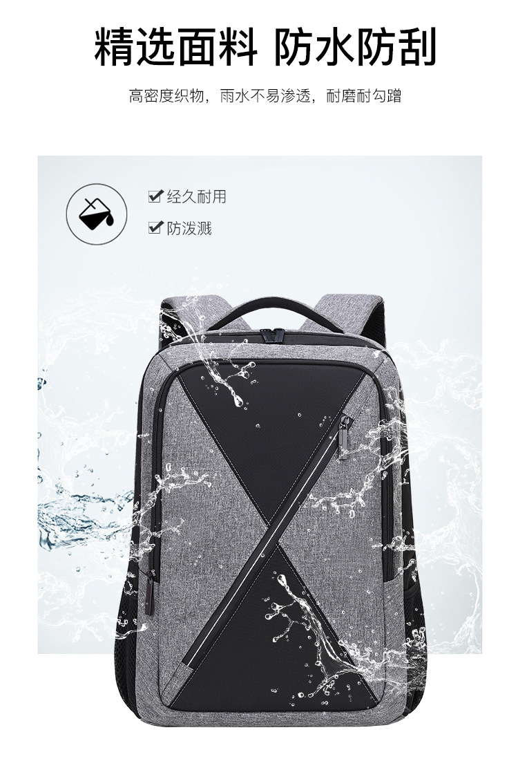 时尚品质男包电脑包大容量运动休闲包双肩包LZJ-4448详情6