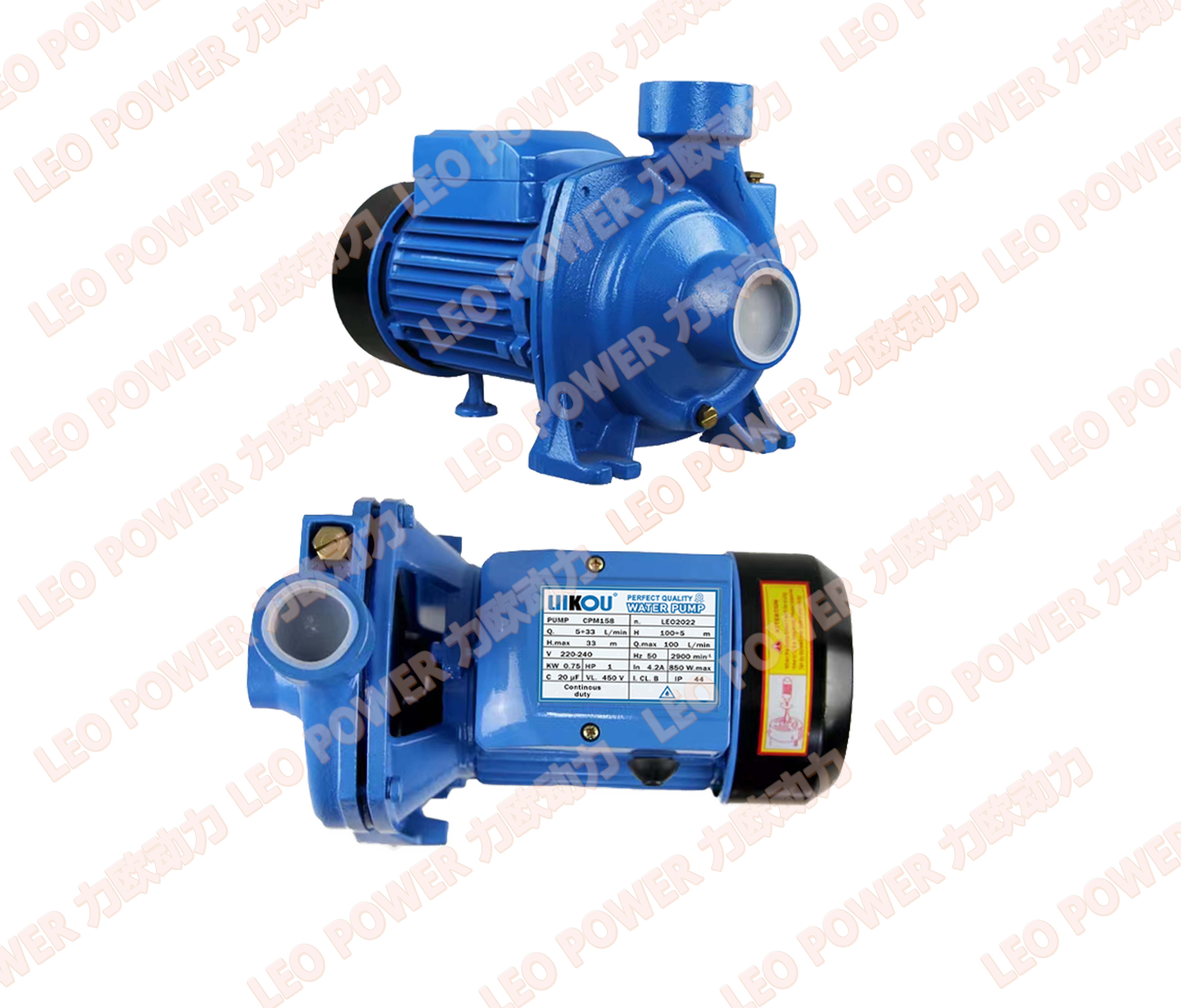 1Hp/1.5Hp/2Hp Water Pump