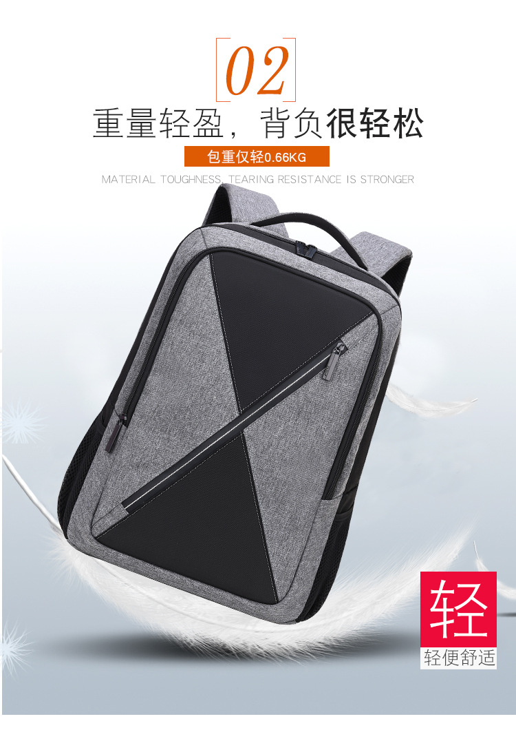 时尚品质男包电脑包大容量运动休闲包双肩包LZJ-4448详情7