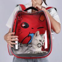 新款宠物背包透明大号猫背包透气狗狗双肩包太空舱卡通风宠物用品
