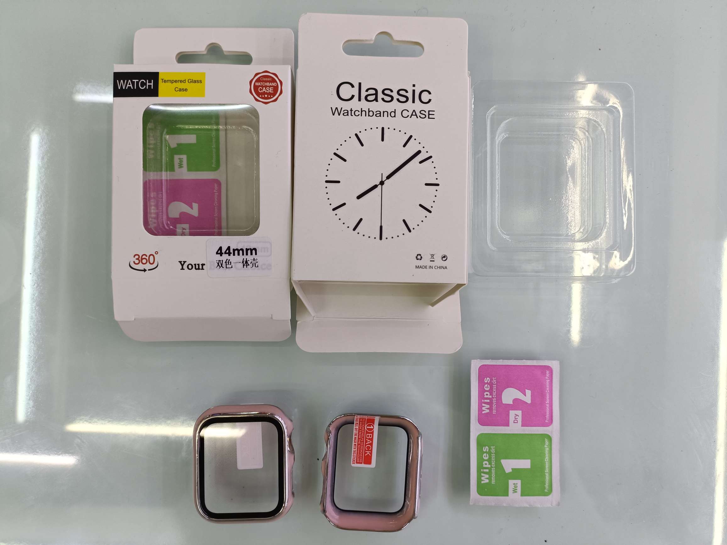 Apple two-color integrated watch case PC watch case Watch protection case