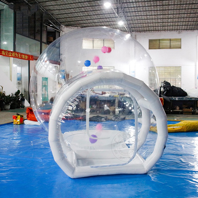 Factory Direct Supply, Cross-Border Export, Outdoor Open-Air Bubble Houses, Popular Check-In Transparent Tents, Bubble Houses, Inflatable Models, Foreign Trade Export, Outdoor Popular Large Inflatable Transparent Bubble Houses With Balloons, Hotel And Restaurant Advertising And Promotion, And Visual Merchandising Item Picture