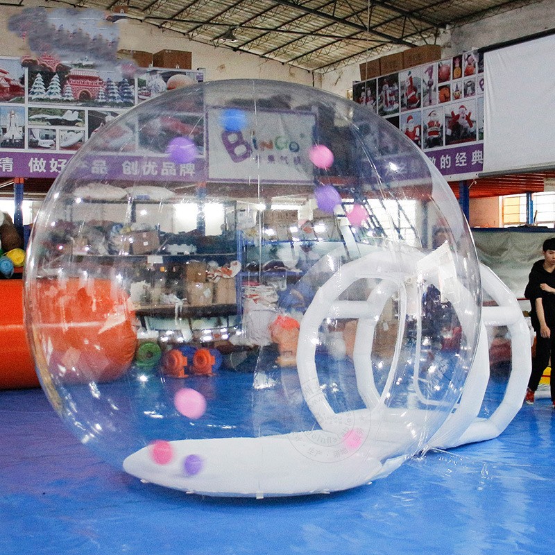 Factory Direct Supply, Cross-Border Export, Outdoor Open-Air Bubble Houses, Popular Check-In Transparent Tents, Bubble Houses, Inflatable Models, Foreign Trade Export, Outdoor Popular Large Inflatable Transparent Bubble Houses With Balloons, Hotel And Restaurant Advertising And Promotion, And Visual Merchandising Application Scenario
