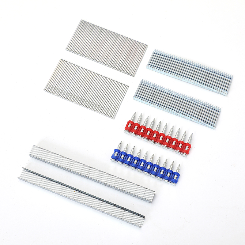 Gun Nails Straight Row Nails