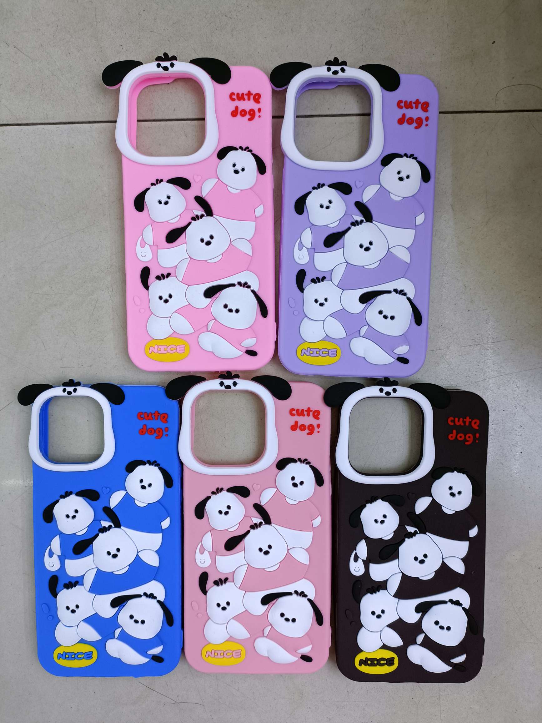 Silicone shell dog/Care Rabbit/Cookie/Little Monster silicone phone case protective case