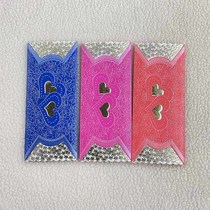 European Middle East color double love embossed card long card wedding invitation banquet invitation birthday thank you invitation card manufacturers direct wholesale
