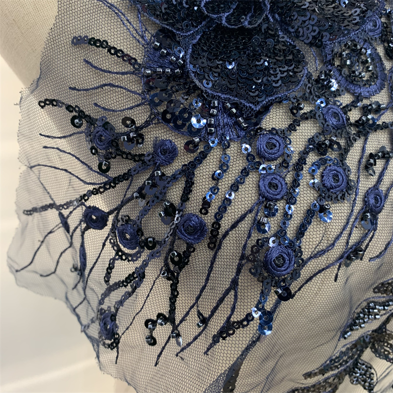 立体网纱个花婚纱礼服服装辅料详情3