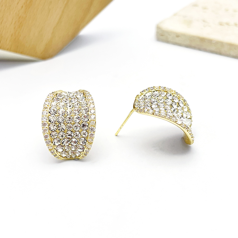 Obi new S925 silver needle earrings wholesale fashion female earrings temperament simple everything with Japanese and Korean personality Specification drawing
