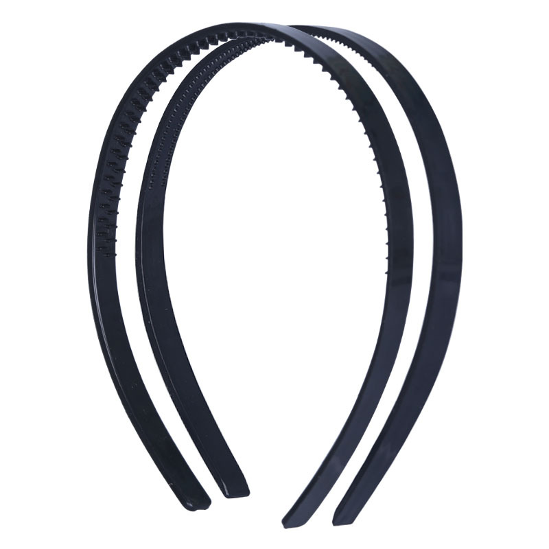 Handmade Christmas Diy Fishbone Braid Fake Headband Black Flat Wool Embryo Sharp Teeth Staircase Teeth Headband details Picture