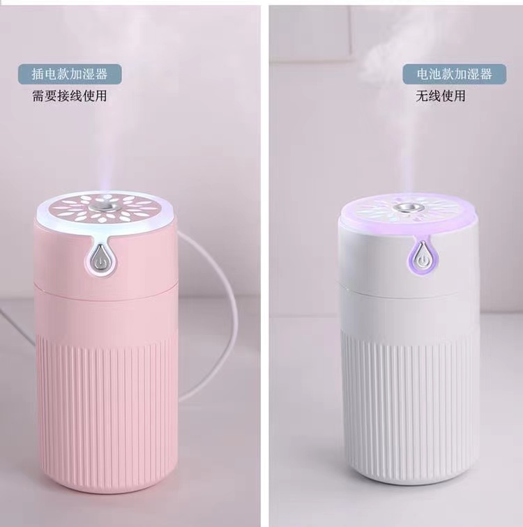 酷叶USB加湿器迷你便携办公室宿舍高颜值静音车载迷你香薰氛围灯详情5