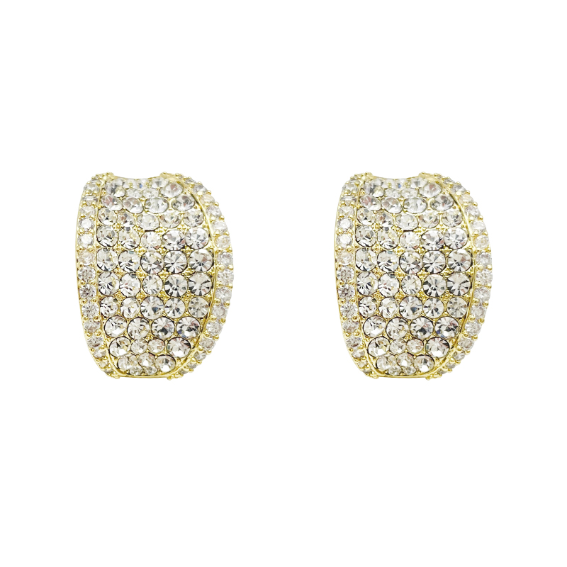 Obi new S925 silver needle earrings wholesale fashion female earrings temperament simple everything with Japanese and Korean personality Item Picture