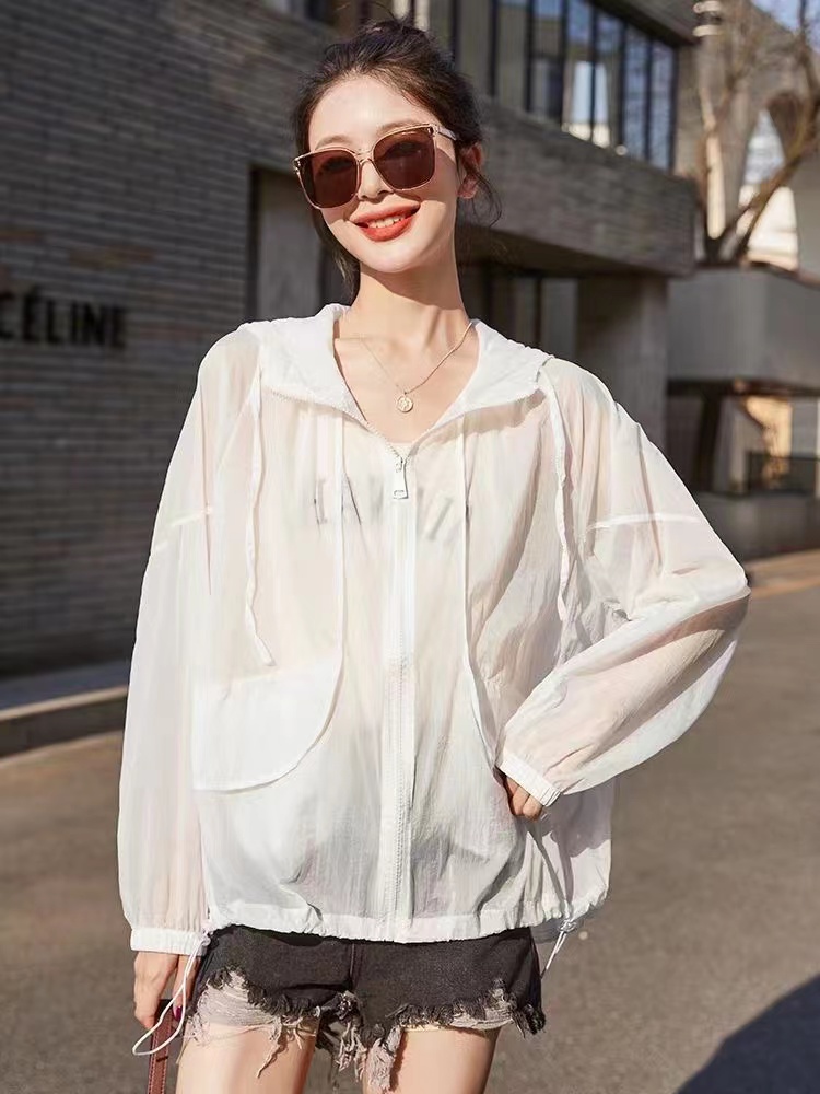 Advanced Sense Of Sun-Protective Clothing Female Summer 2023 New All-Fit Loose Breathable Anti-Ultraviolet Thin Sunscreen Coat