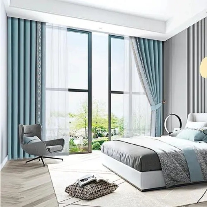 New Factory Direct Sales Can Retail Wholesale Blackout Cotton And Linen Curtain 51