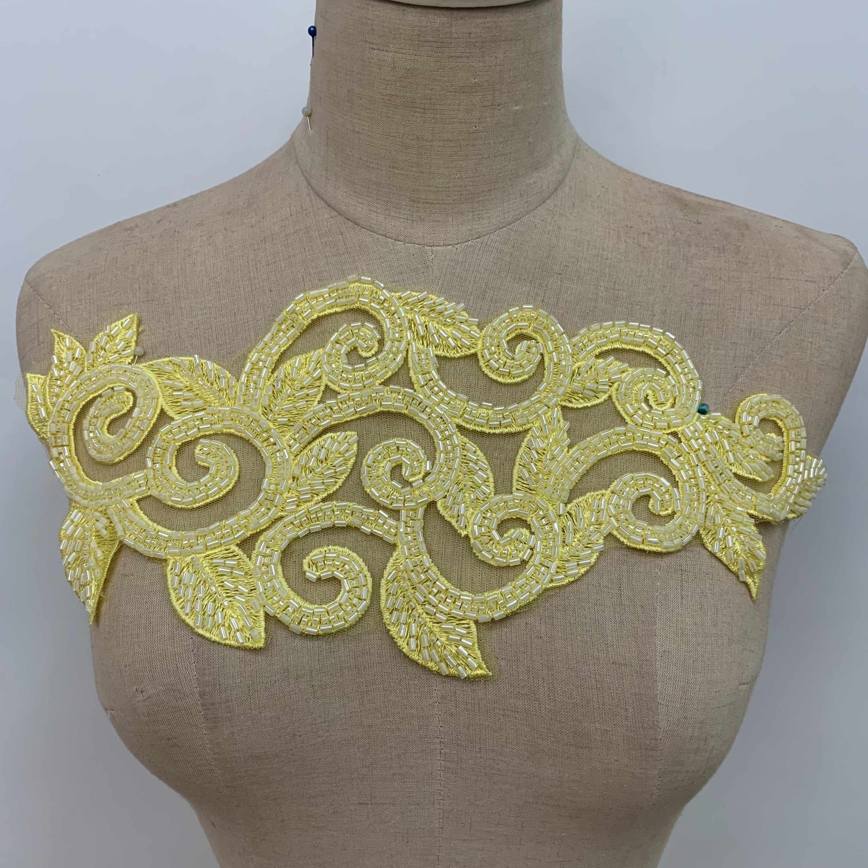 Willow beaded individual lace wedding dress, evening gown, performance costume accessories pic 4