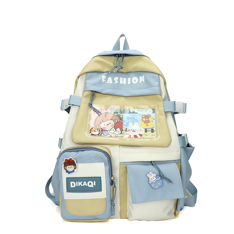 2023 new trend student schoolbag large capacity ridge protection backpack LZJ-4406