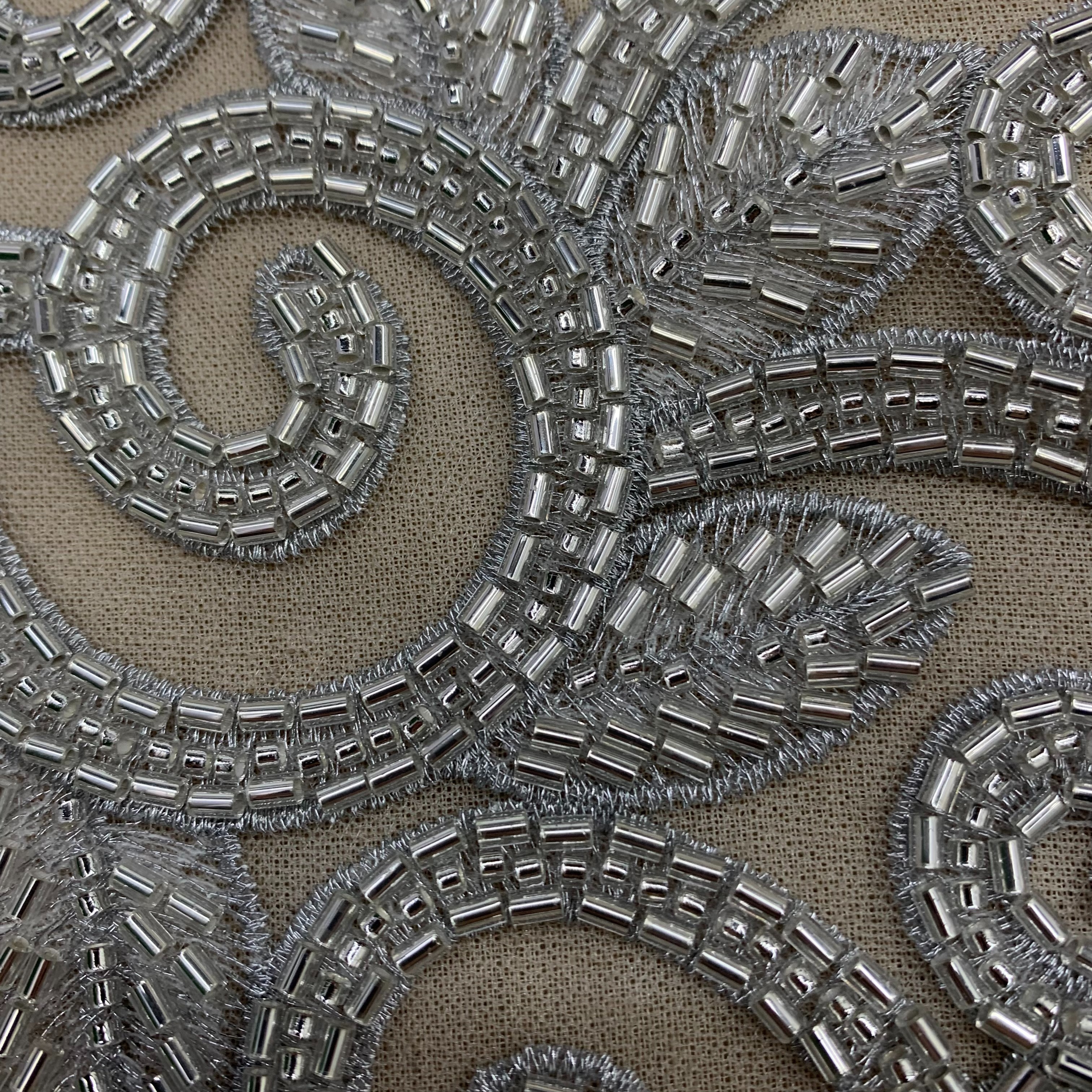 Willow beaded individual lace wedding dress, evening gown, performance costume accessories pic 12
