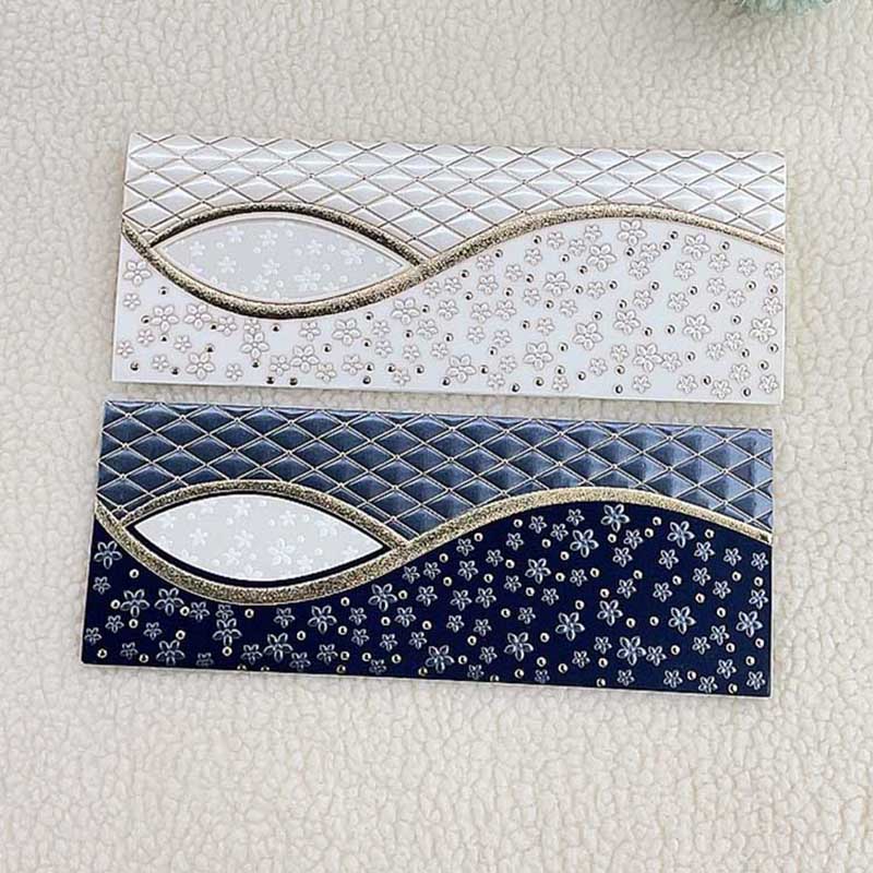 Foreign trade for high-grade European elegant hot gold edge hot pearl flowers wedding invitations banquet invitations birthday cards business invitations customized wholesale