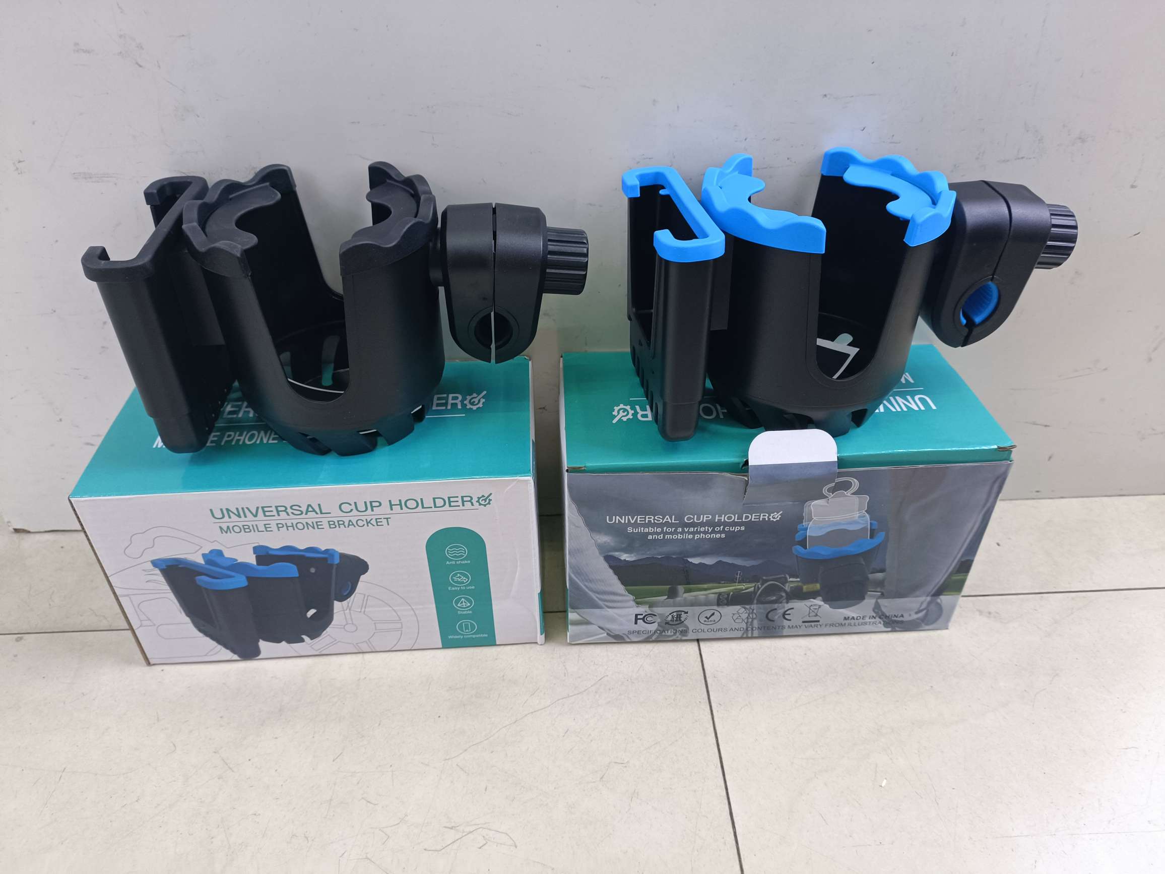 Water cup stand Bicycle motorcycle electric bike cup mobile phone stand 2-in-1 car mobile phone stand