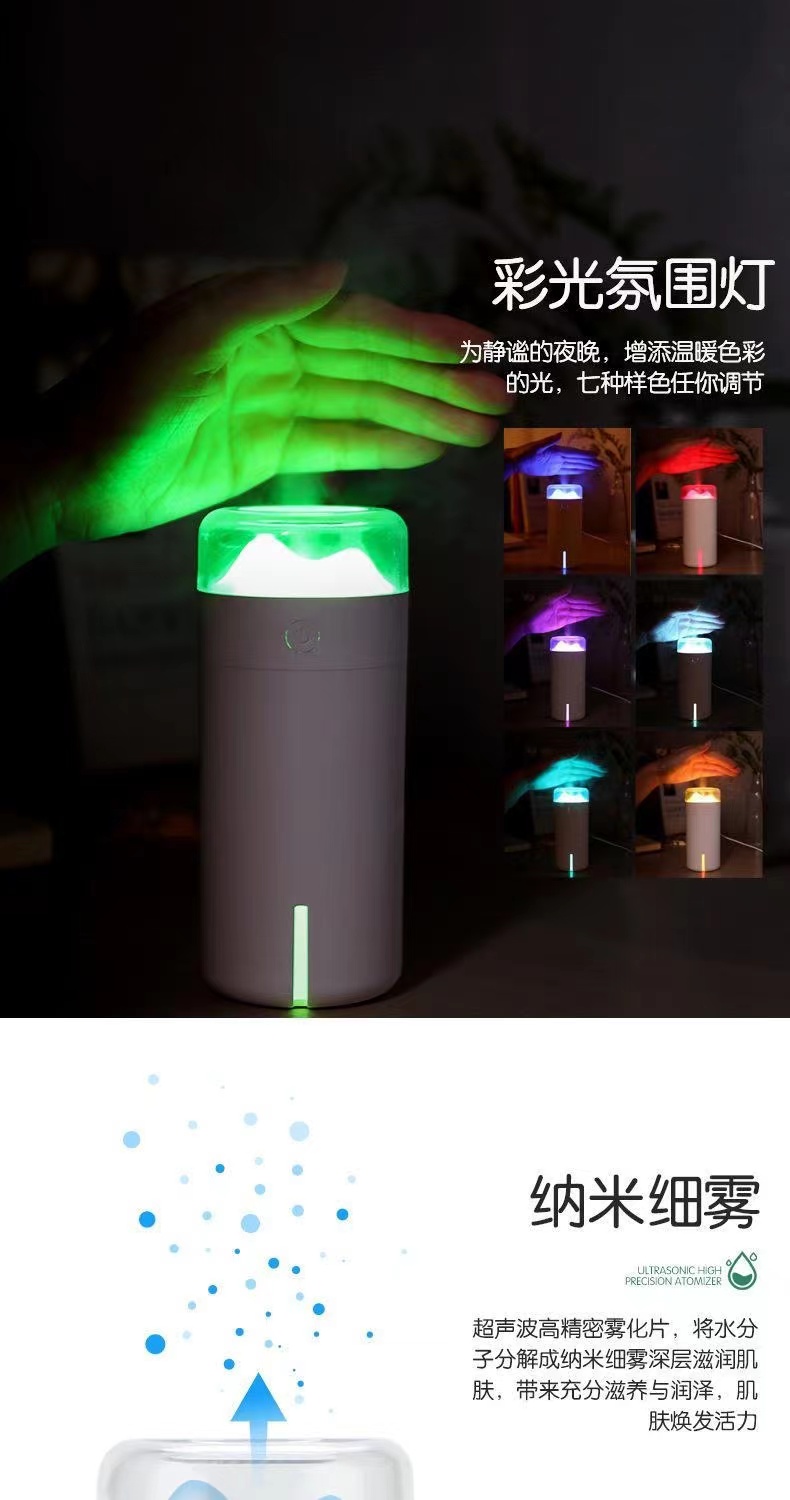创意加湿器家用静音大容量卧室迷你USB小型孕妇婴儿空气补水喷雾详情10