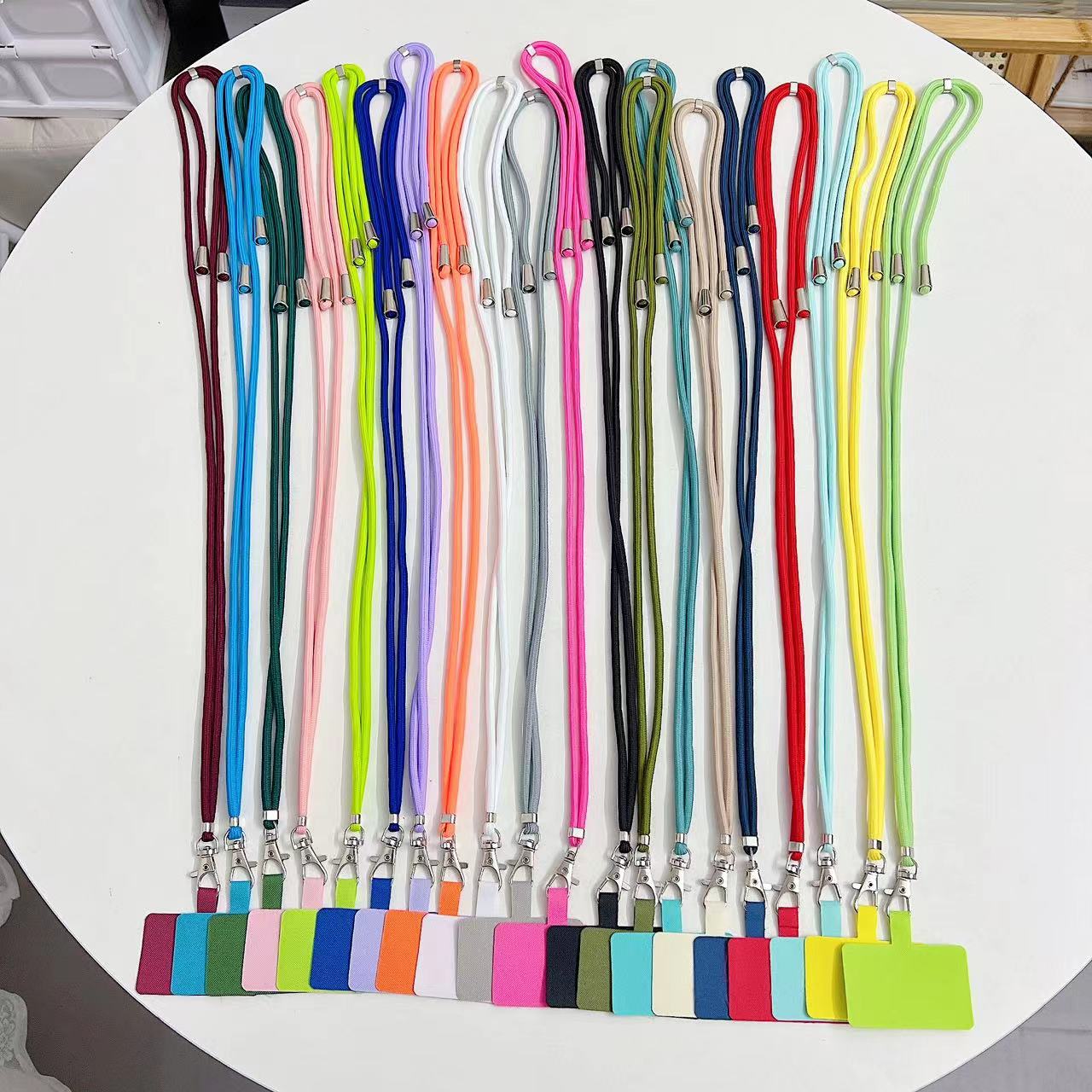 彩色手机挂绳可调节长短可拆卸手机挂绳垫片万能手机挂绳斜挎防丢挂脖绳工作证挂绳详情1