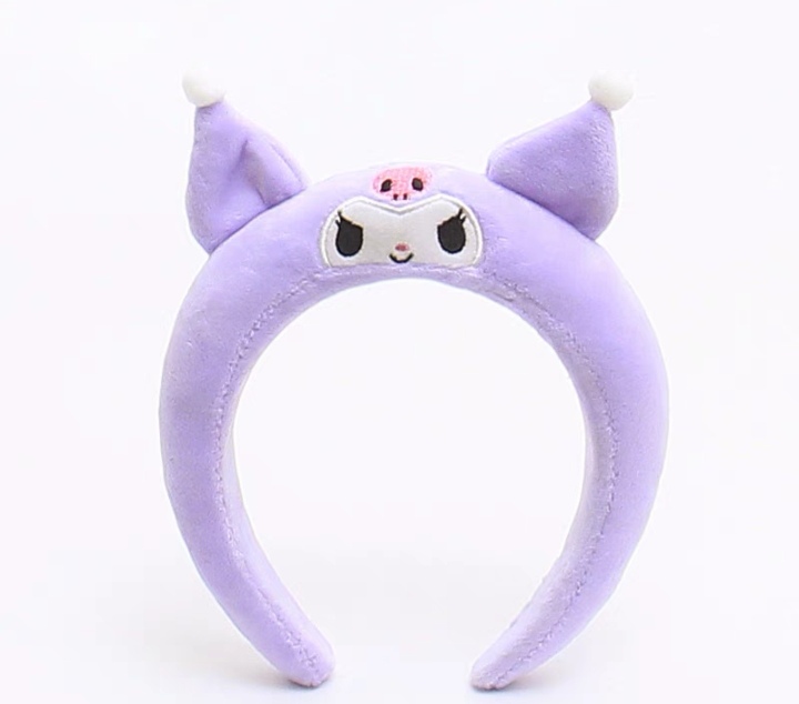 Sanrio Kuromi Melody Laurel Dog Face Wash Hair Band Five Colors Item Picture