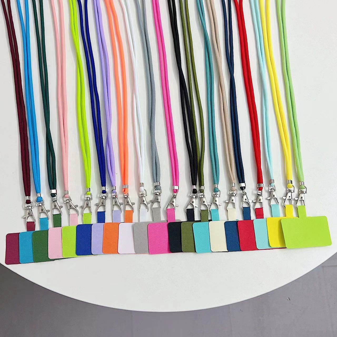 彩色手机挂绳可调节长短可拆卸手机挂绳垫片万能手机挂绳斜挎防丢挂脖绳工作证挂绳详情3