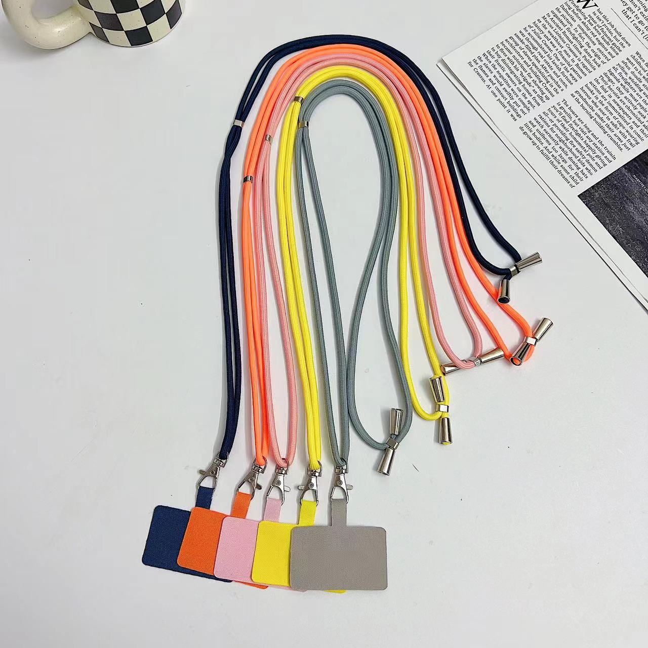 彩色手机挂绳可调节长短可拆卸手机挂绳垫片万能手机挂绳斜挎防丢挂脖绳工作证挂绳详情4