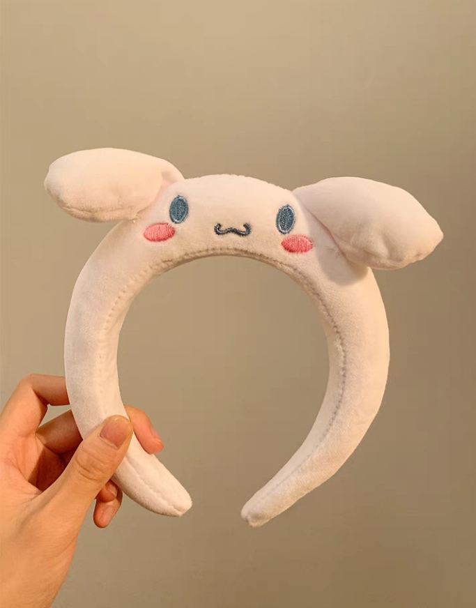 Sanrio Kuromi Melody Laurel Dog Face Wash Hair Band Five Colors Specification drawing