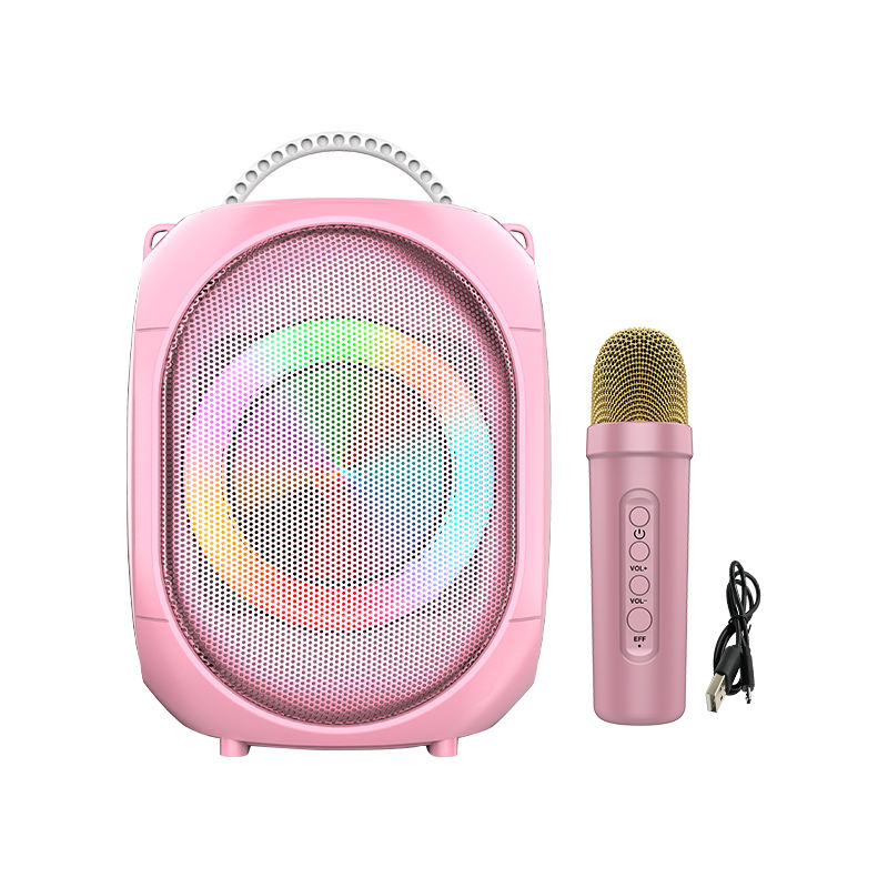 JQS-402 4寸系列便携式音箱蓝牙无线音响收音机无线麦