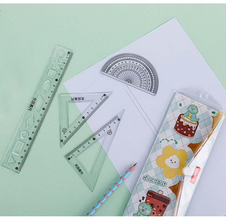 weibo Weibo Ruler, straight ruler set, ruler for primary school students, ruler customization, many learning tools pic 6