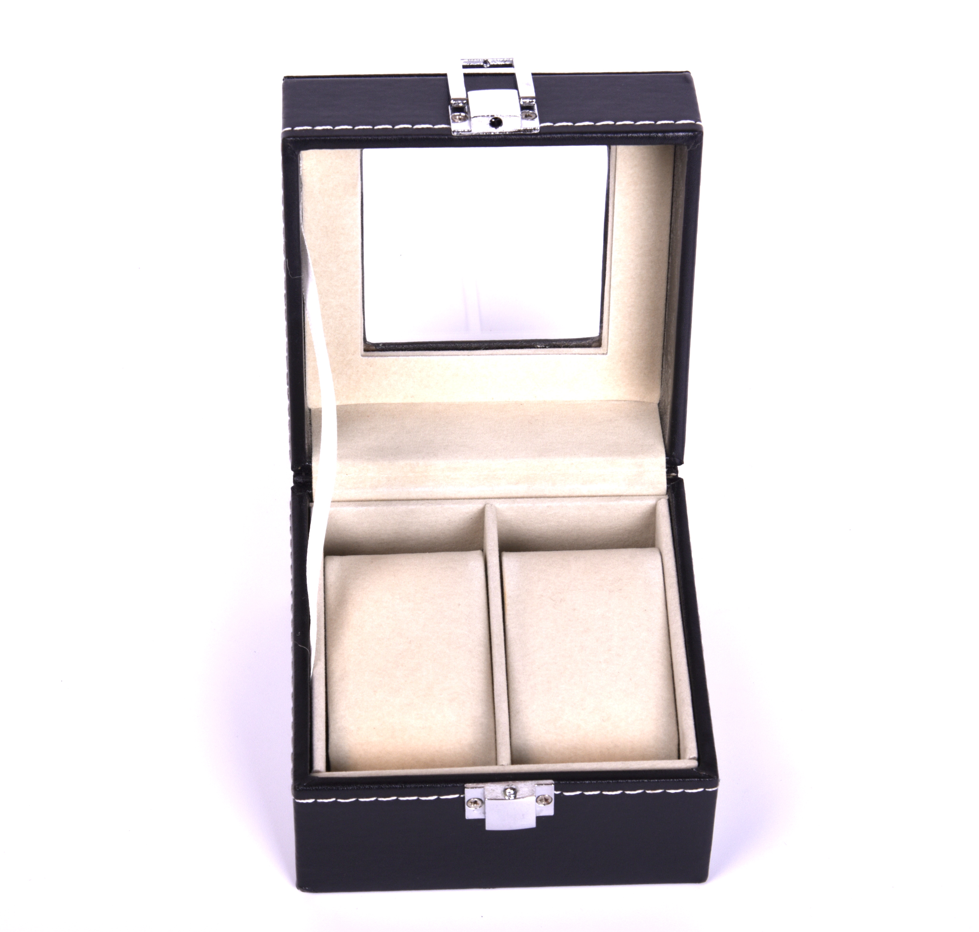 Two Watch Storage Flannelette Pu Leather Storage Watch Box Storage Box Gift Box Application Scenario