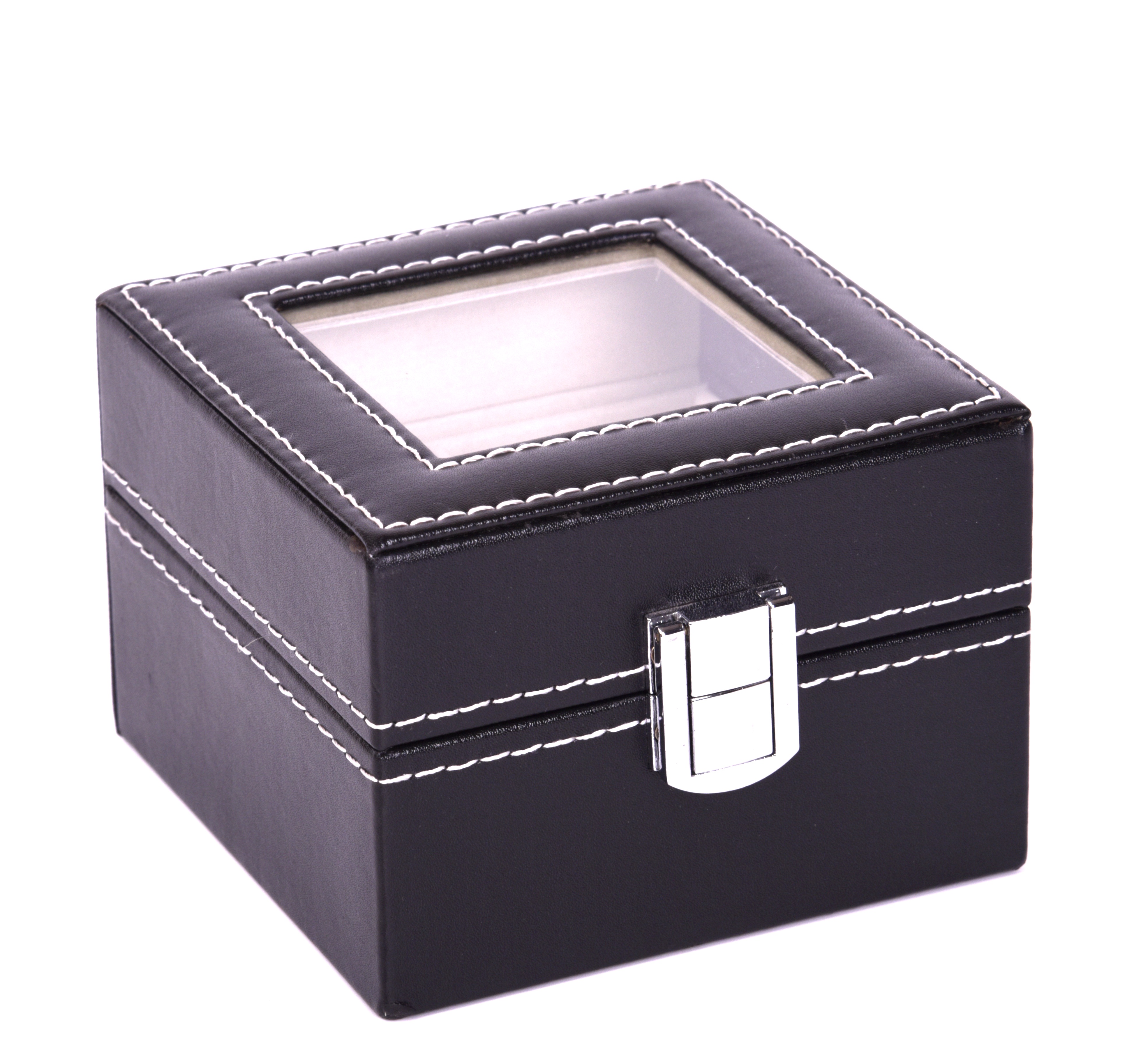 Two Watch Storage Flannelette Pu Leather Storage Watch Box Storage Box Gift Box