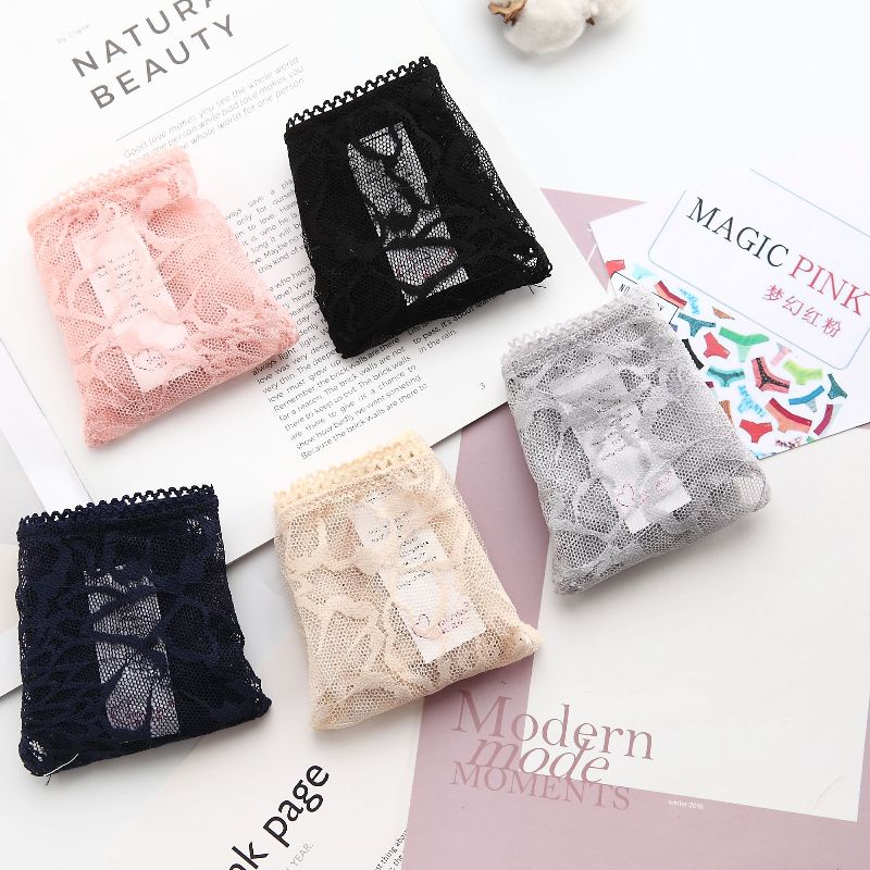 The Mystery of the Magic Box: Sexy lace, buttock, thong, lace, transparent, low-waisted, stretch T-pants