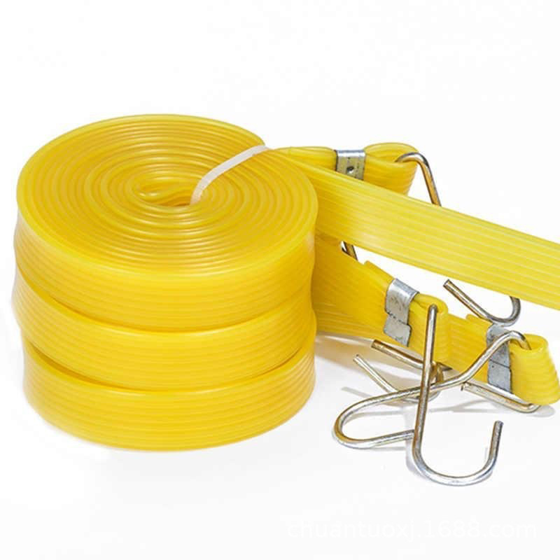 230429牛筋扁车绳行李绳电动摩托车绑带弹力绳松紧带牛筋捆绑铁钩绳拉货橡皮筋行李绳子详情10