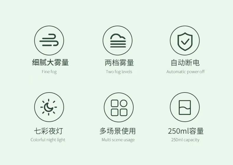 加湿器室内空调房迷你大容量补水喷雾器学生静音香薰空气净化详情7