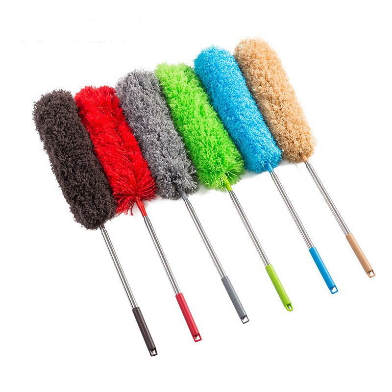 Dust duster electrostatic magic retractable duster stainless steel extended dust duster car fiber duster 0766