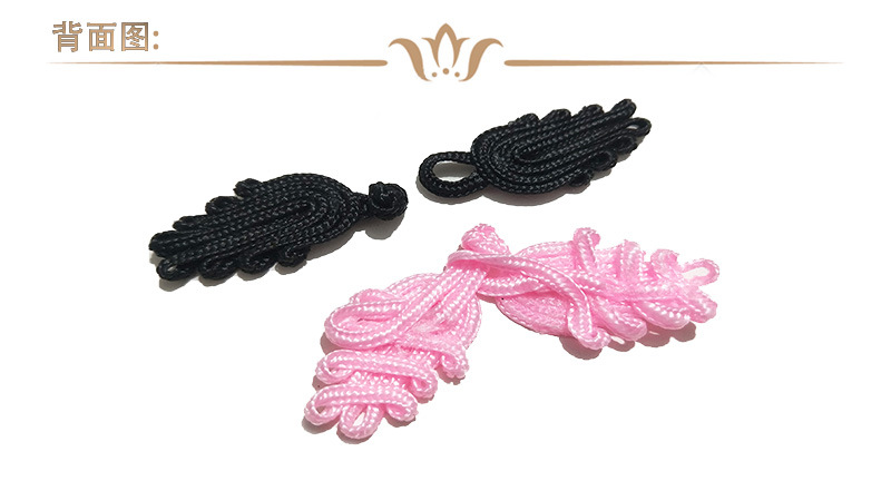 国潮 手掌盘扣 白菜收工扣 唐装汉服旗袍装饰盘扣礼盒喜帖装饰扣童装扣详情4