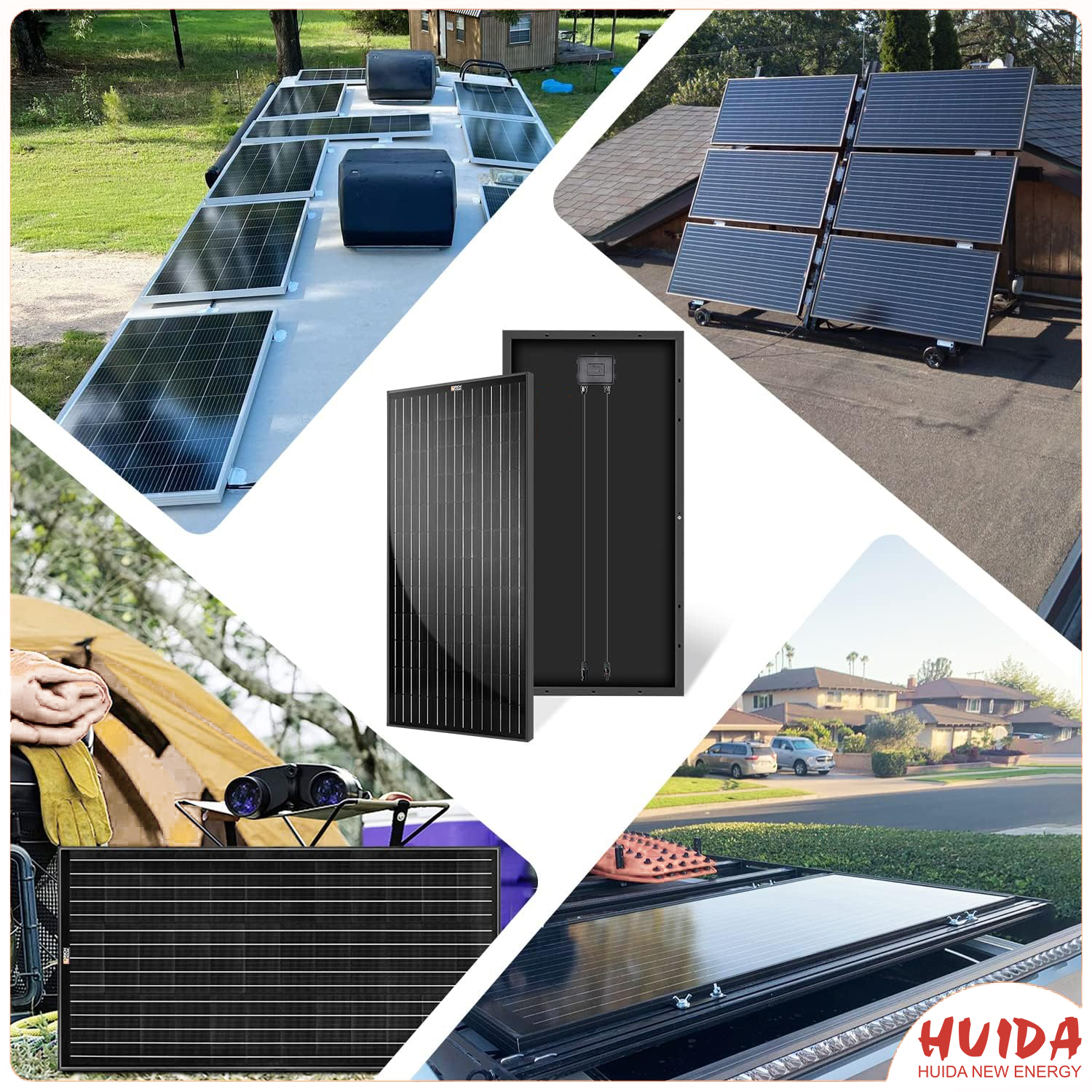 Factory direct sales of 180W monocrystalline and polycrystalline solar panels, solar modules, photovoltaic module systems details Picture