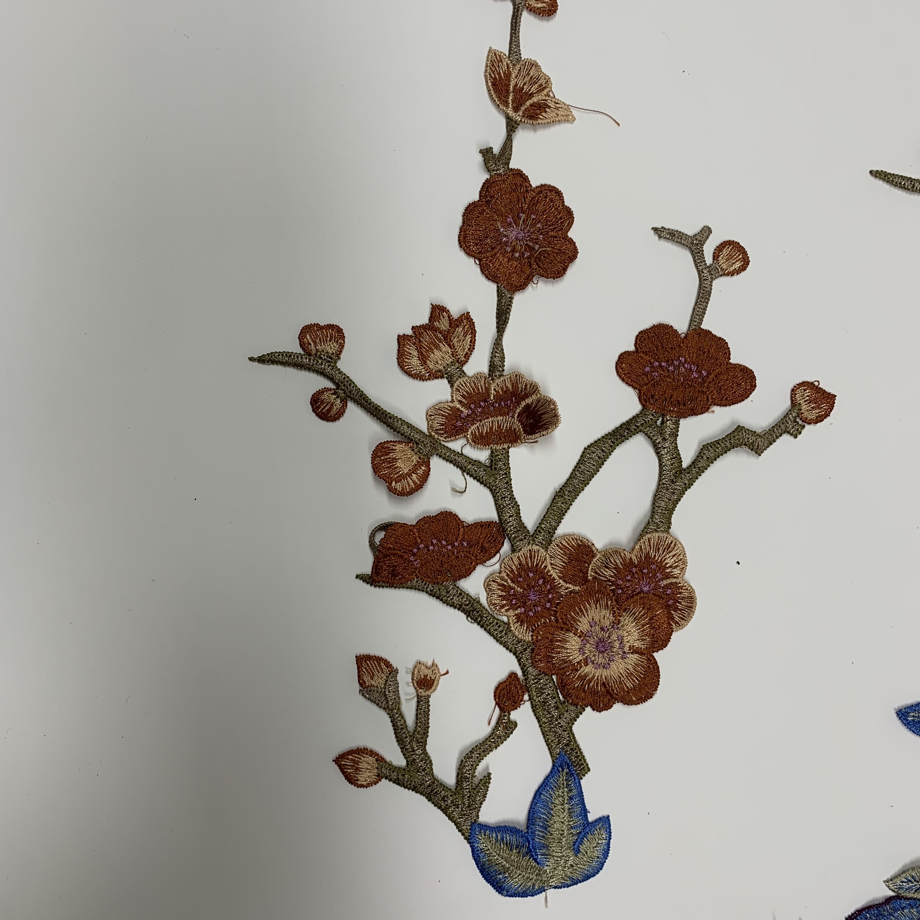 Chinese-style floral embroidery large cheongsam and Hanfu embroidered stickers decorative clothing accessories pic 4
