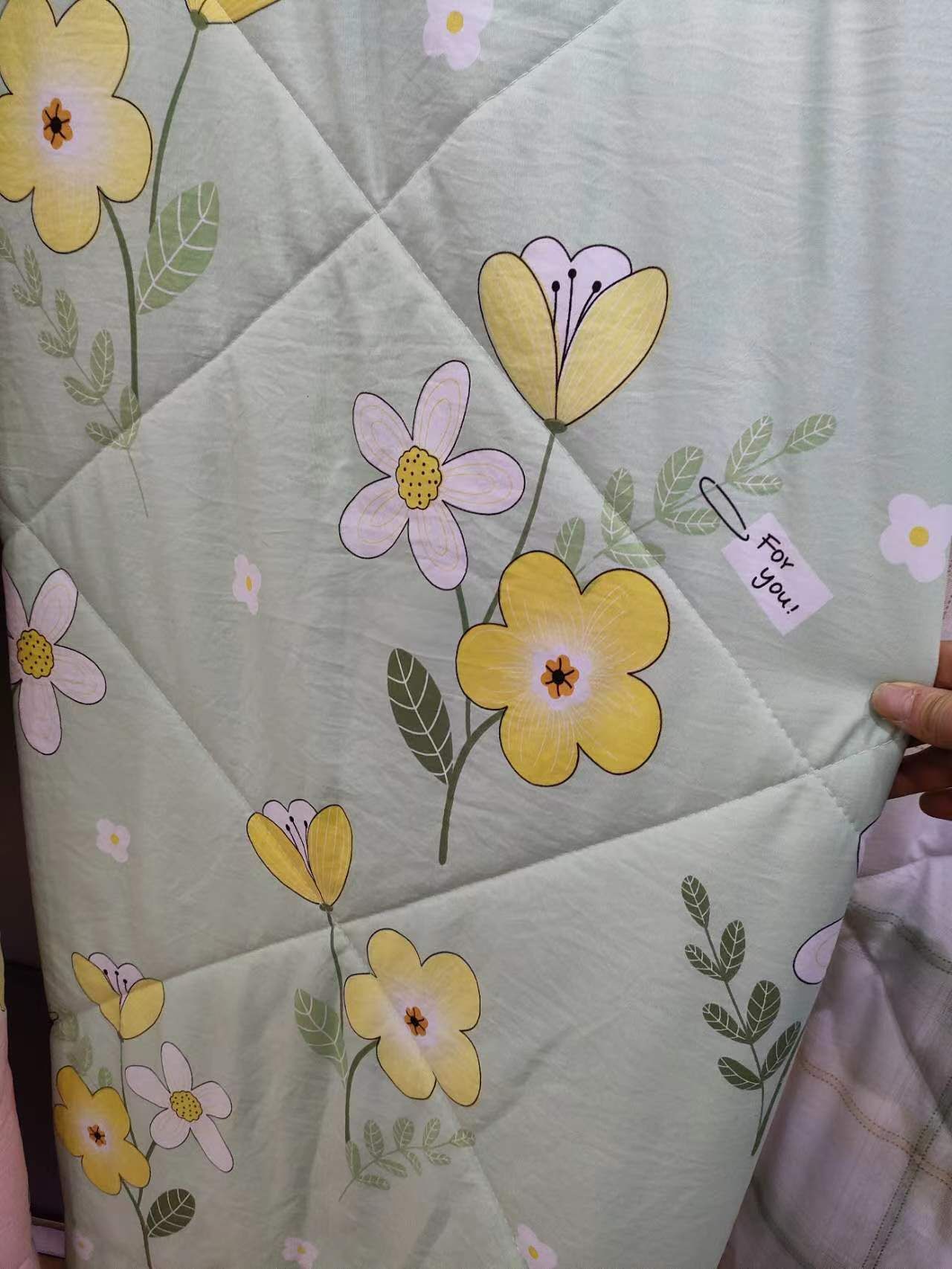 Factory Direct Wash Cotton Printing Summer Quilt Wholesale Gift Run Quantity Summer Quilt Item Picture