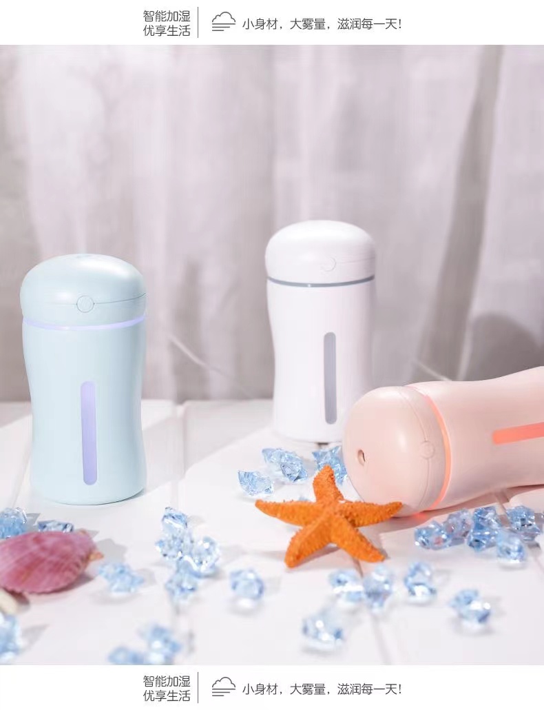 USB迷你加湿器七彩灯光卧室内车载空气净化器雾化保湿补水喷雾机详情17